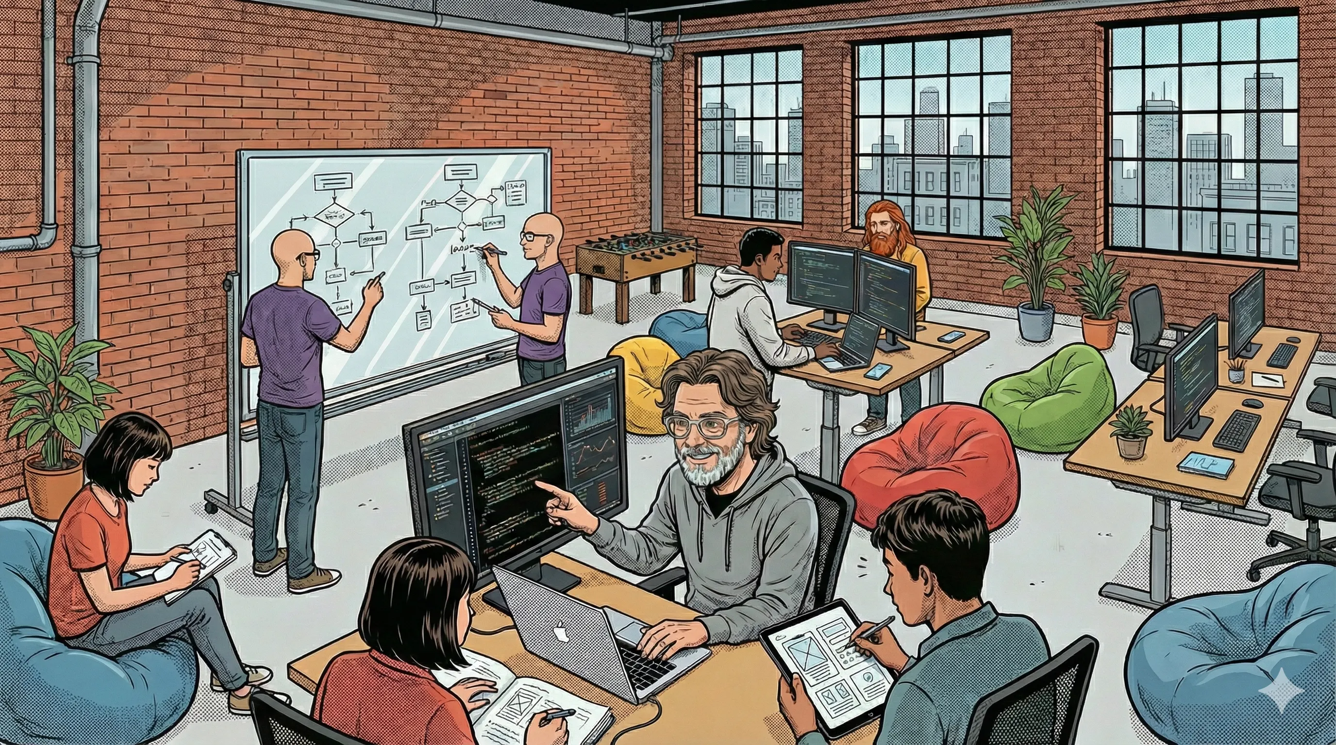 ConnectSx team collaborating in a modern office